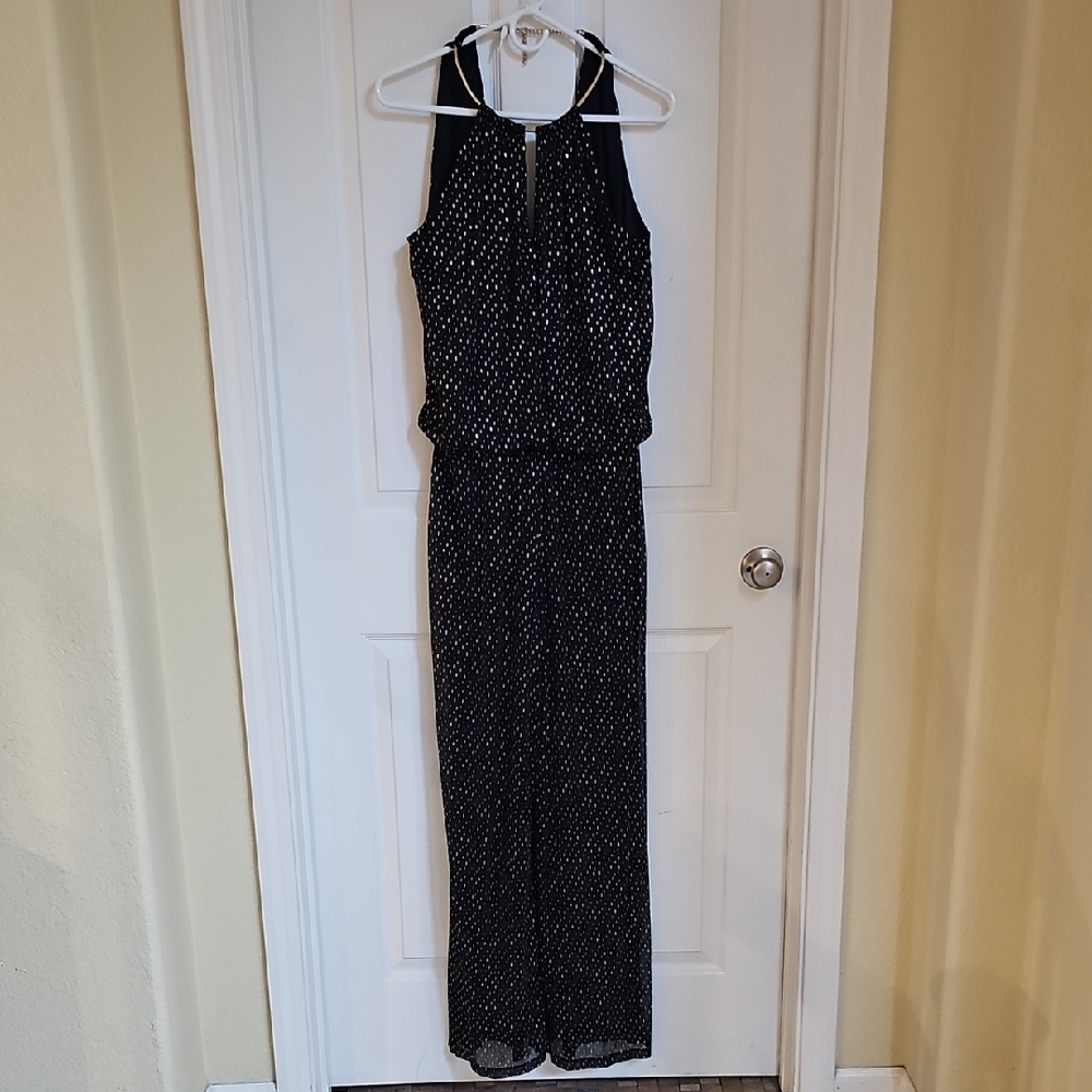 Black Polka Dot Jumpsuit